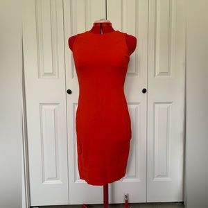 Red Aritzia bodycon dress size 6